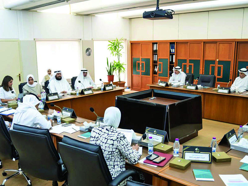  جانب من اجتماع لجنة الأموال العامة