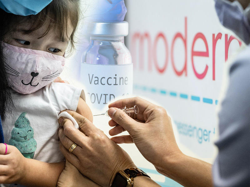 تلقيح الأطفال بعقار شركة موديرنا 