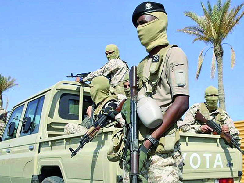 عناصر من  كتائب موالية لحكومة الوحدة 