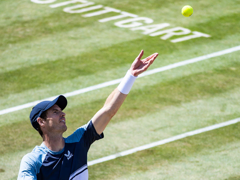 لاعب كرة المضرب البريطاني أندي موراي 