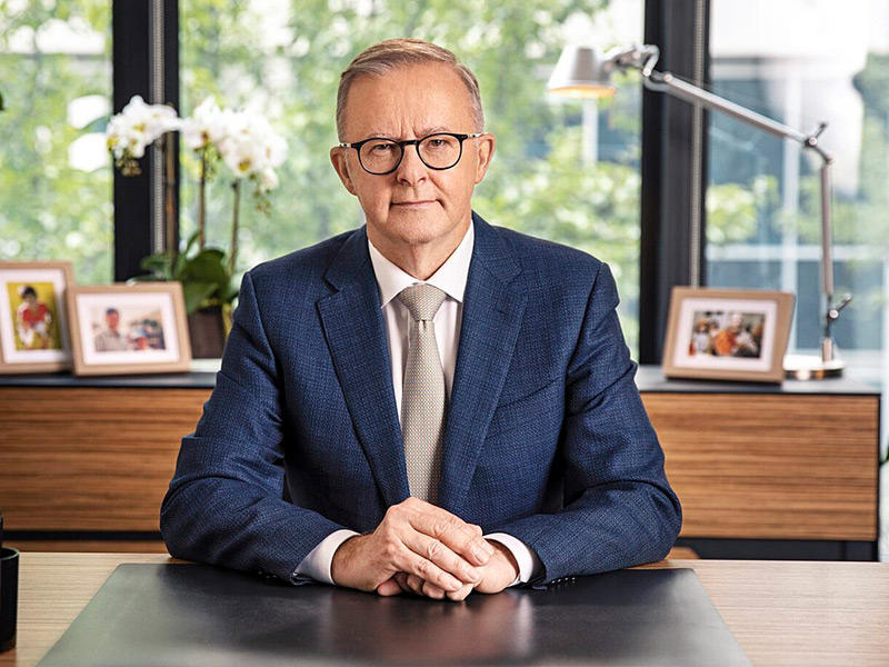 رئيس الوزراء الأسترالي أنتوني ألبانيز