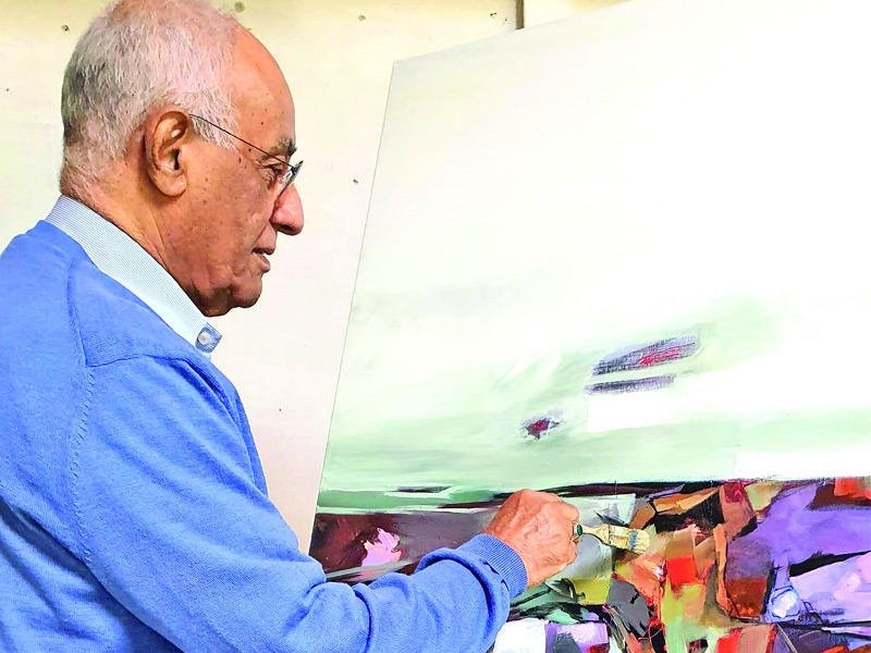 الفنان التشكيلي محمود أشكناني