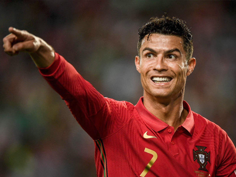 النجم البرتغالي كريستيانو رونالدو 