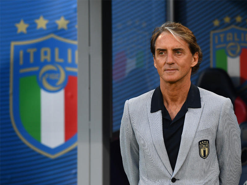 روبرتو مانشيني مدرب منتخب إيطاليا