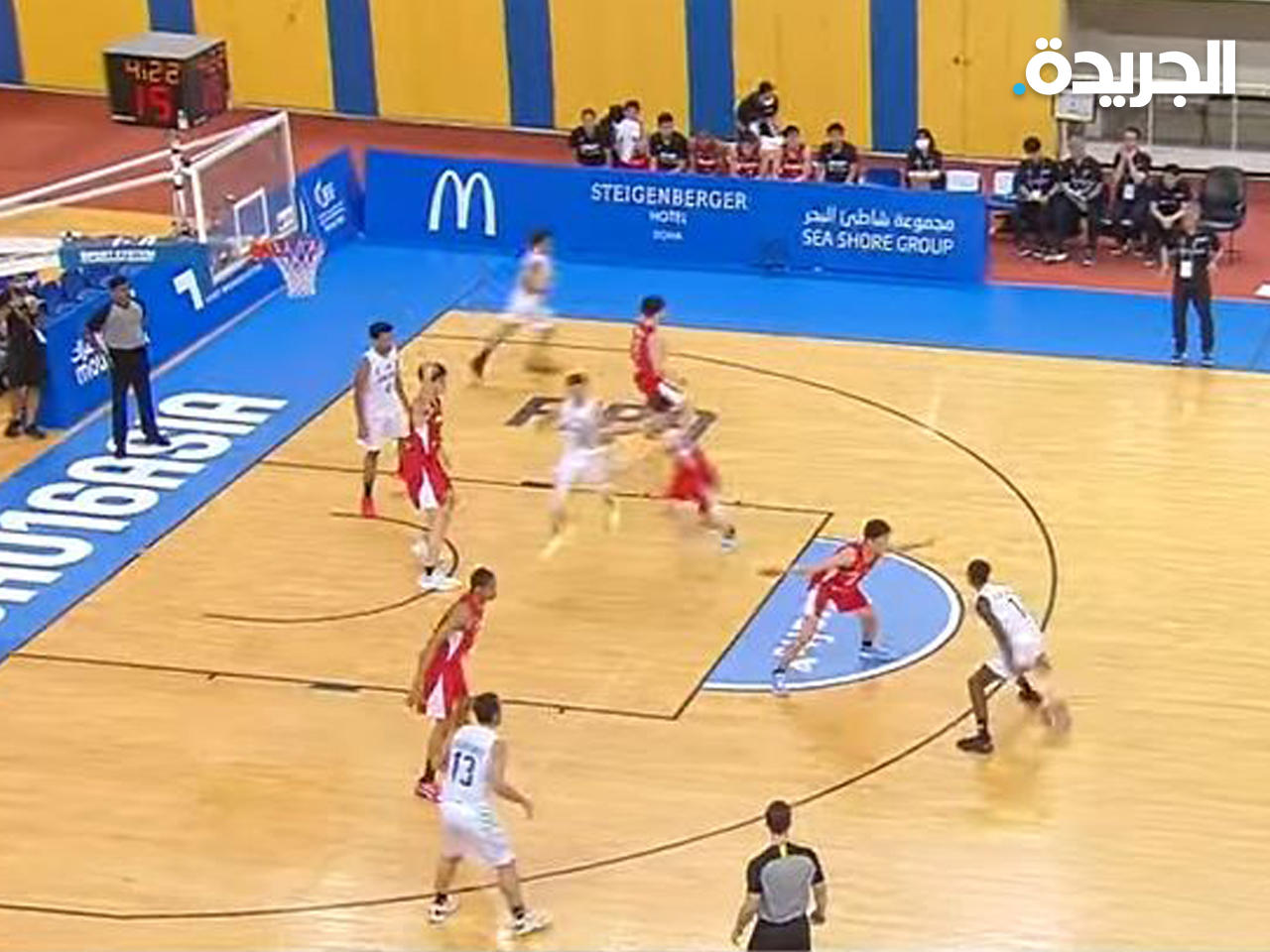 جانب من المباراة