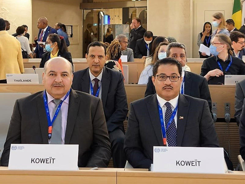 وزير العدل وزير الدولة لشؤون تعزيز النزاهة المستشار جمال الجلاوي خلال مؤتمر العمل الدولي