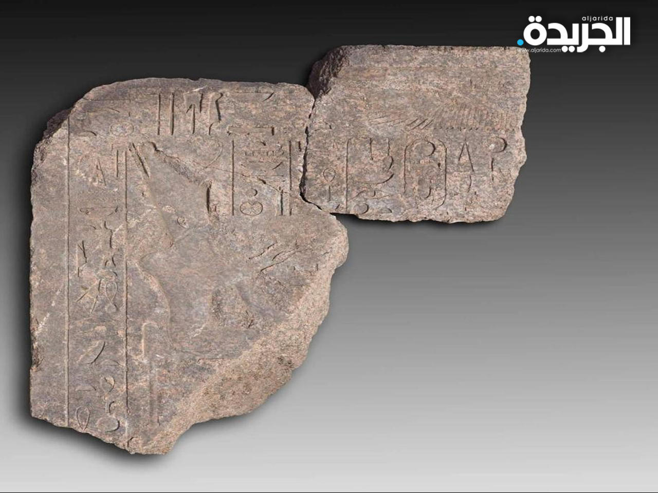 كتل حجرية من عهد الملك خوفو بمعبد الشمس