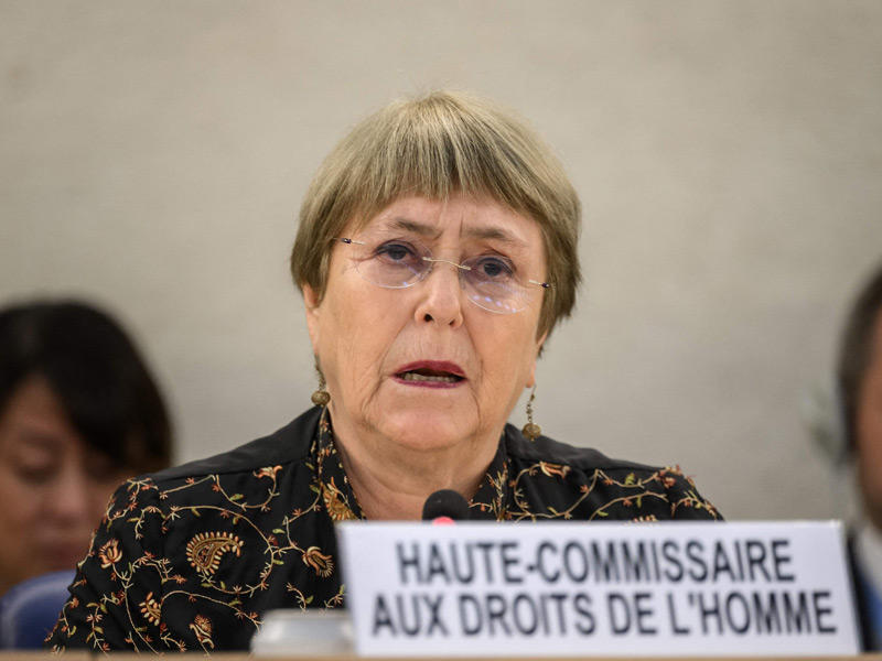 المفوضة السامية لحقوق الإنسان ميشيل باشليه