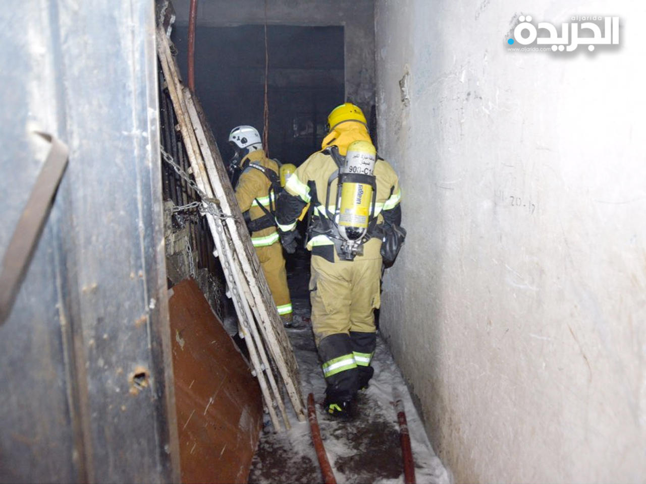 إخماد حريق منجرة في منزل بمنطقة جليب الشيوخ