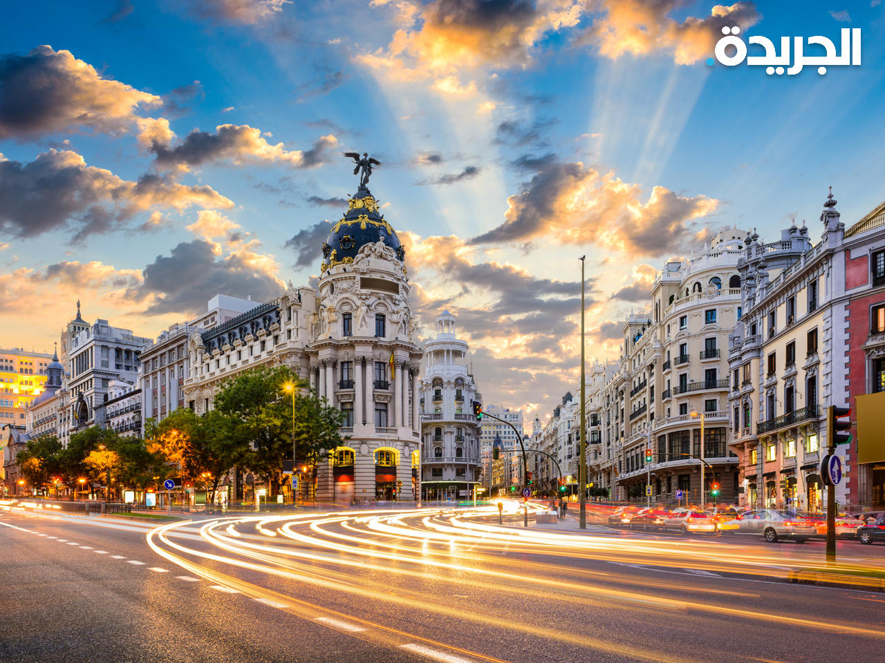 أحد شوارع مدريد