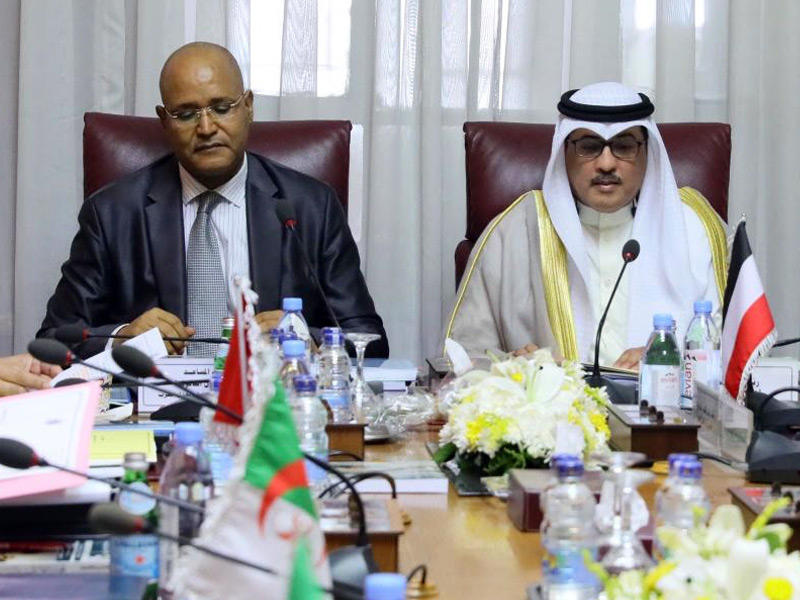 وزير العدل وزير الدولة لشؤون تعزيز النزاهة المستشار جمال الجلاوي خلال الاجتماع الـ 69 للمكتب التنفيذي لوزراء العدل العرب