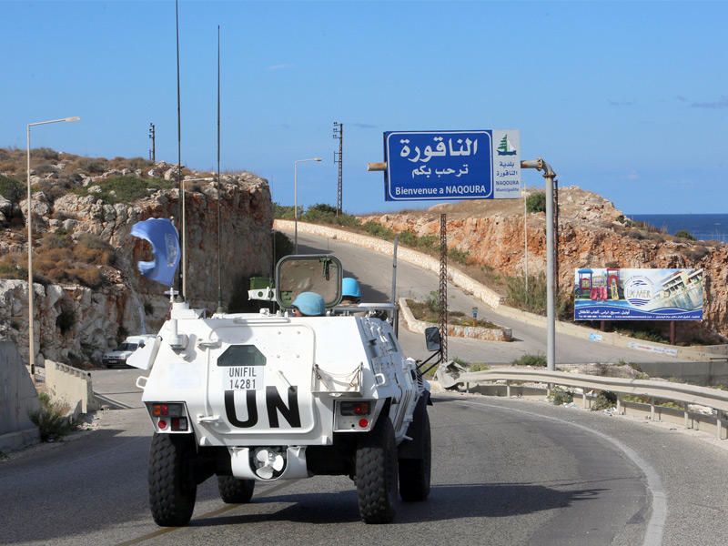 المنطقة الحدودية بين لبنان وإسرائيل قرية الناقورة