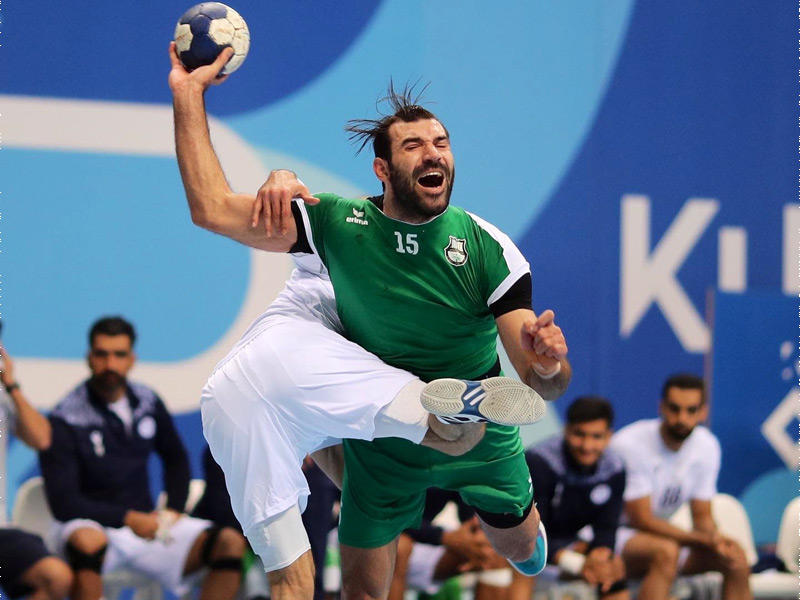  المحترف خالد الحاج في لقاء سابق