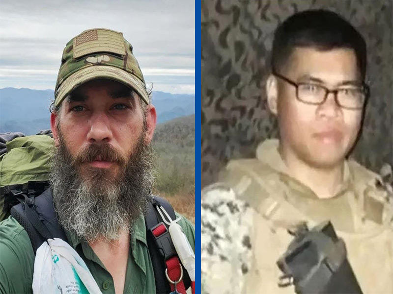  الجنديين الأميركيين السابقين ألكسندر دروك واندي تاي هيون اللذين انقطع الاتصال بهم 