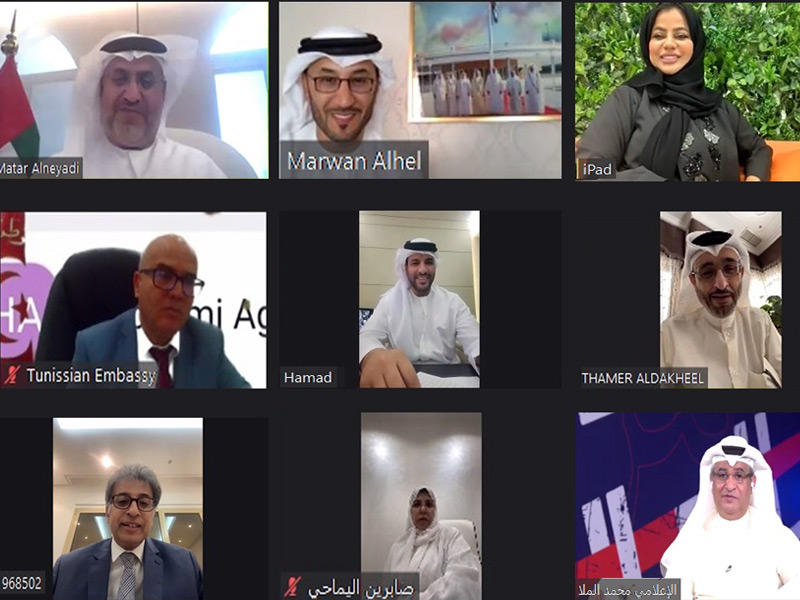 جانب من الحوار الافتراضي