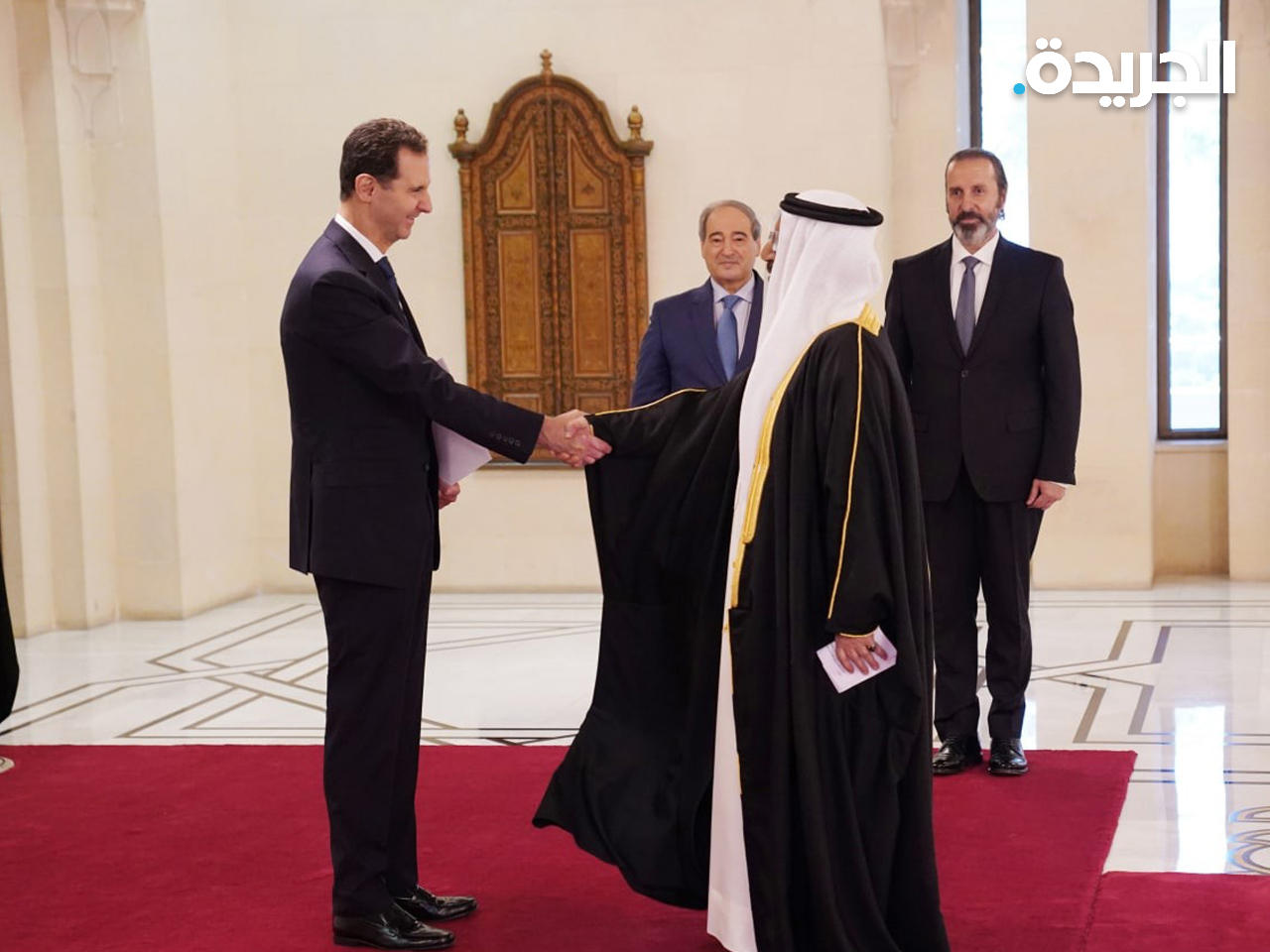 الأسد يقبل أوراق اعتماد سفير البحرين لدى سورية