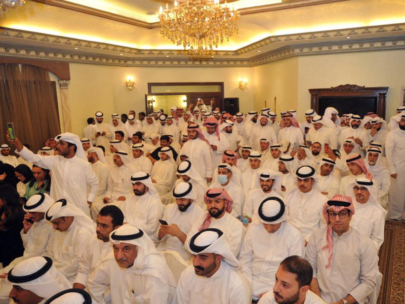 جانب من الحضور بديوان النائب حسن جوهر