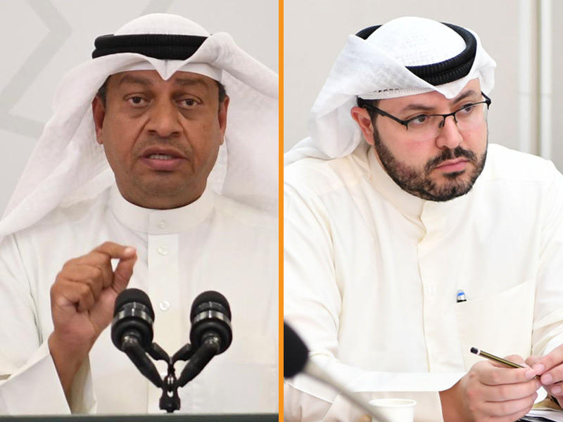 النائبان د. عبدالعزيز الصقعبي ود. حمد المطر