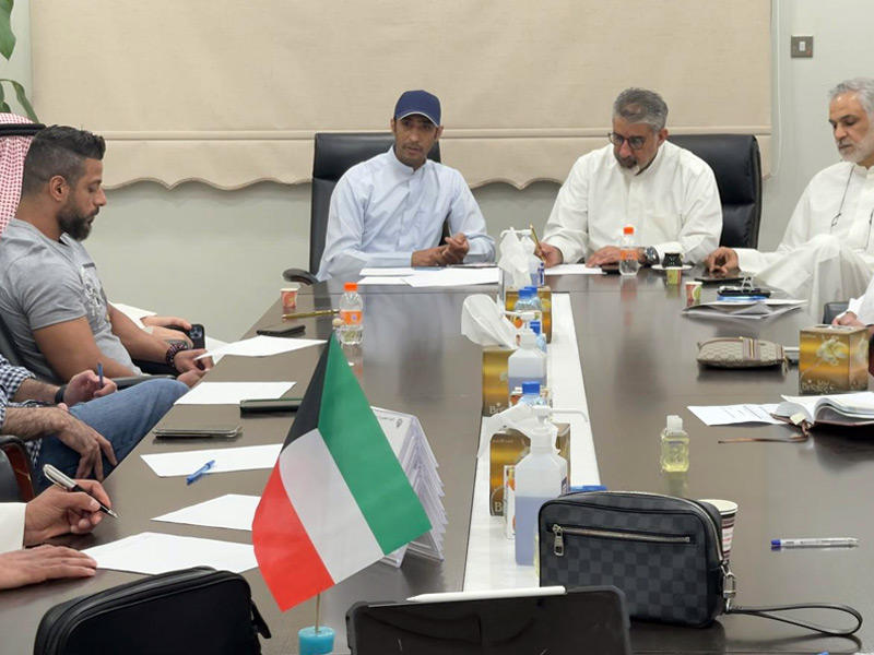 جانب من اجتماع مسؤولي الاتحاد