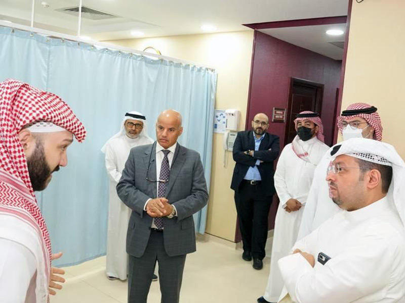 جانب من زيارة الوفد