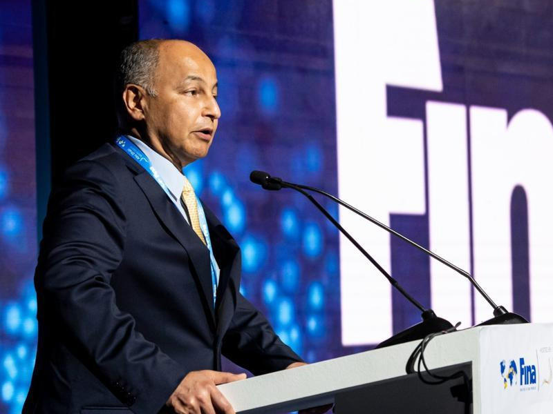 صوّت الاتحاد الدولي للسباحة برئاسة حسين المسلم