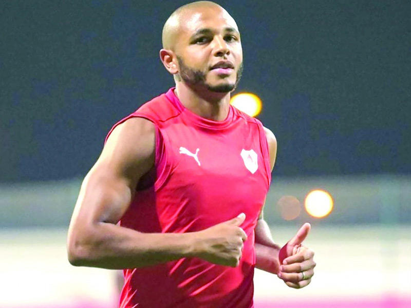 لاعب الوسط الجزائري المخضرم ياسين براهيمي