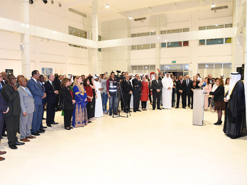 جانب من المشاركين في يوم اللاجئ العالمي (تصوير عوض التعمري)