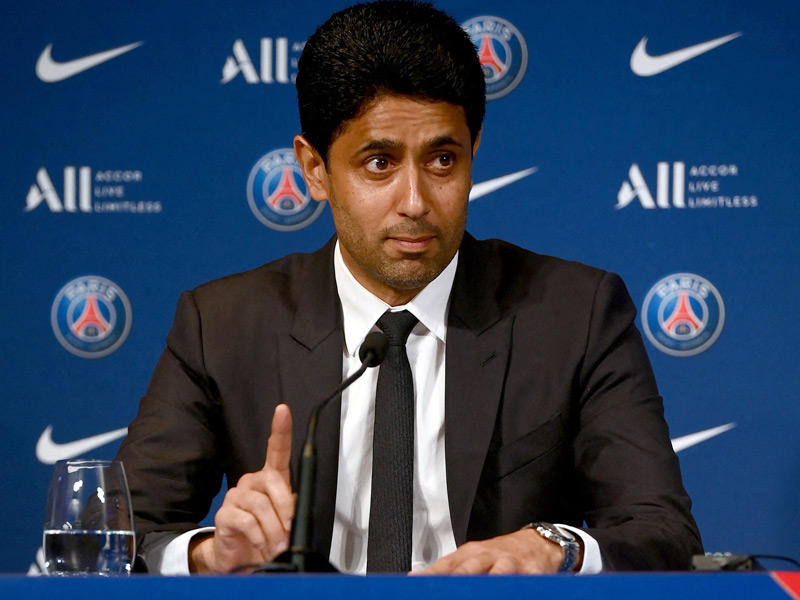  رئيس نادي باريس سان جرمان الفرنسي  ناصر الخليفي 