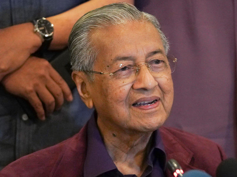 رئيس وزراء ماليزيا السابق مهاتير محمد 