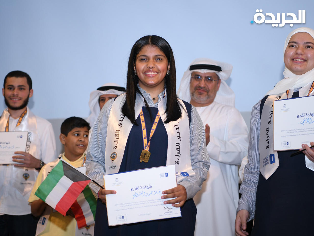 غلا العنزي بطلة  لتحدي «القراءة العربي» في الكويت