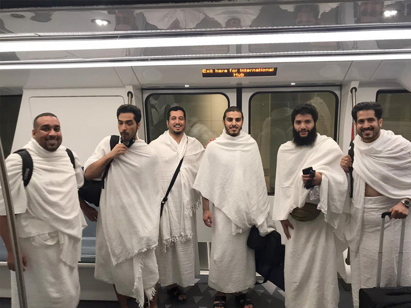 الوفد لدى وصوله إلى مكة