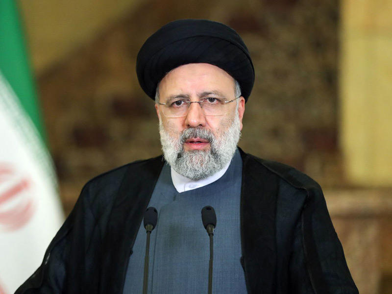 الرئيس الإيراني إبراهيم رئيسي 