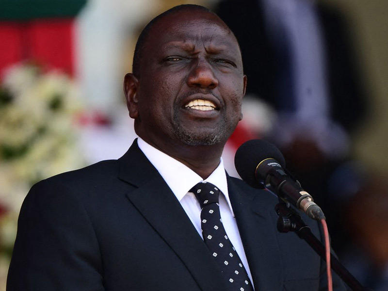 نائب الرئيس الكيني والمرشح الرئاسي وليام روتو 