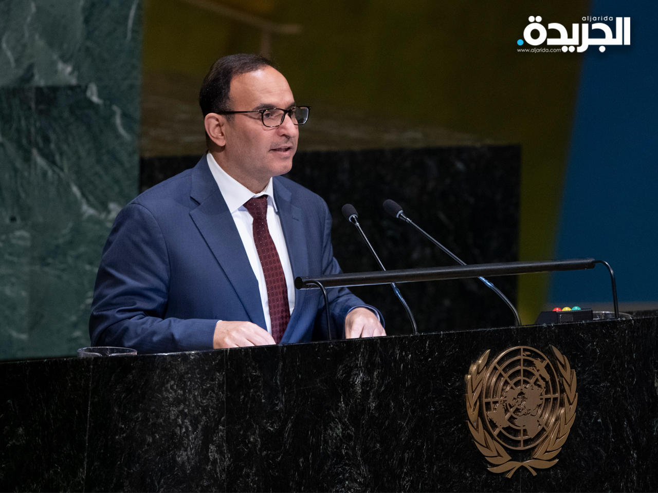 مندوب الكويت الدائم لدى الأمم المتحدة السفير منصور العتيبي 