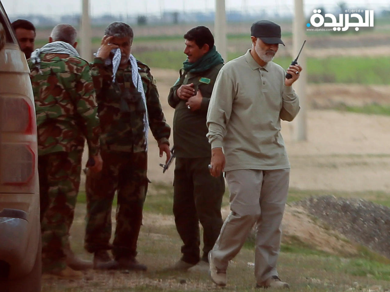 قاسم سليماني في احدى مهماته بين العراق وسورية - أرشيف