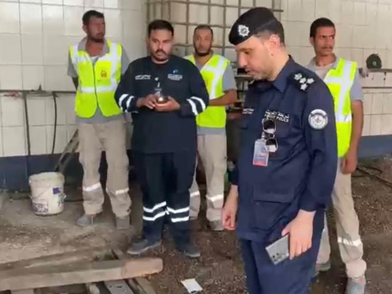 مساعد المدير العام للمرور للشؤون الفنية العميد محمد العدواني يشرف على حملة «صناعية شرق»