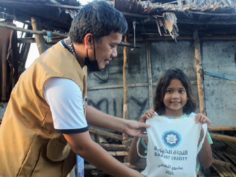 جانب من مشروع توزيع الاضاحي لجمعية النجاة الخيرية