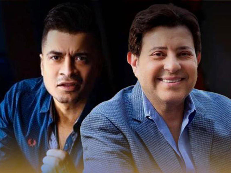 الفنانان هاني شاكر وحسن شاكوش 