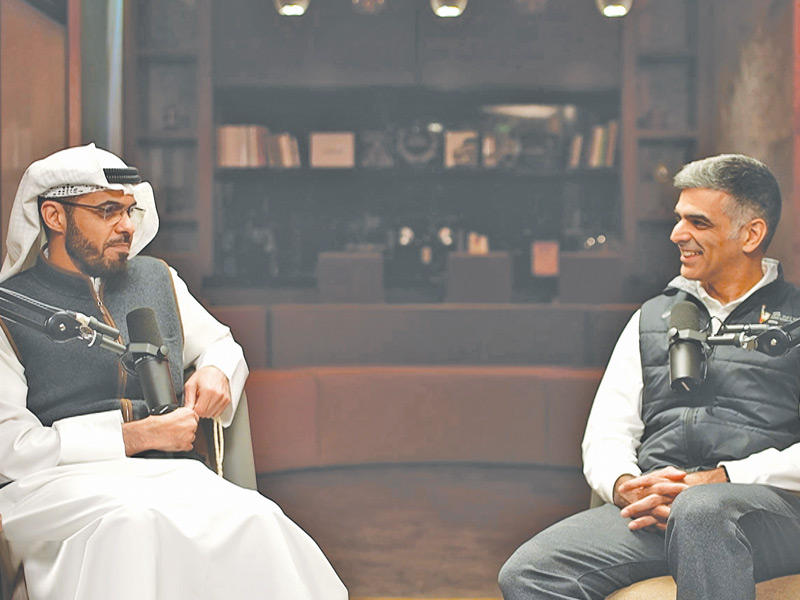 أحد مؤسسي «طلبات» الموقع الأول لتوصيل الطعام في الكويت خالد العتيبي خلال البرنامج