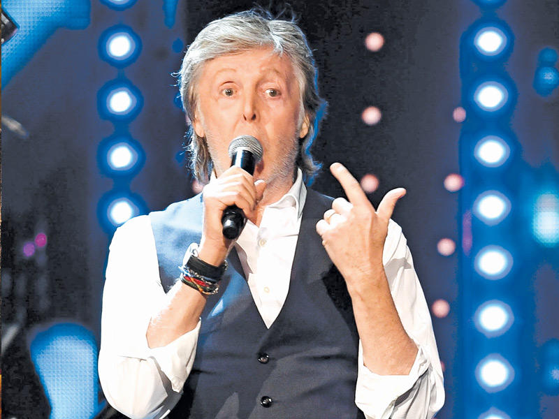 النجم الموسيقى بول مكارتني