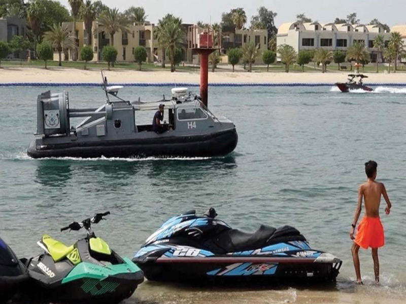 خفر السواحل خلال الحملة الأمنية