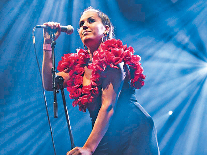 من مهرجان الموسيقى الرئيسي في روسكيلده بالدنمارك