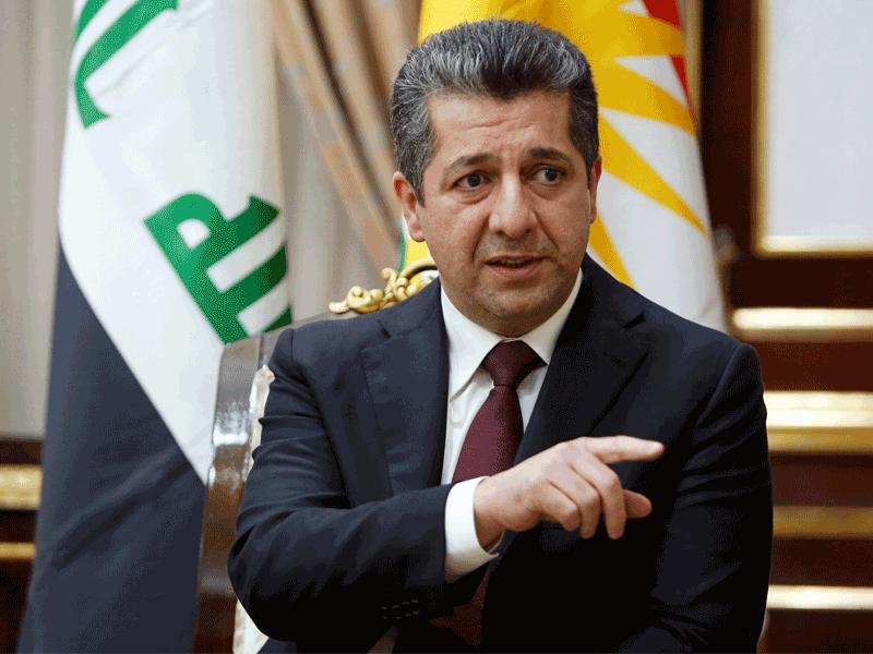  رئيس حكومة إقليم كردستان مسرور البارزاني 