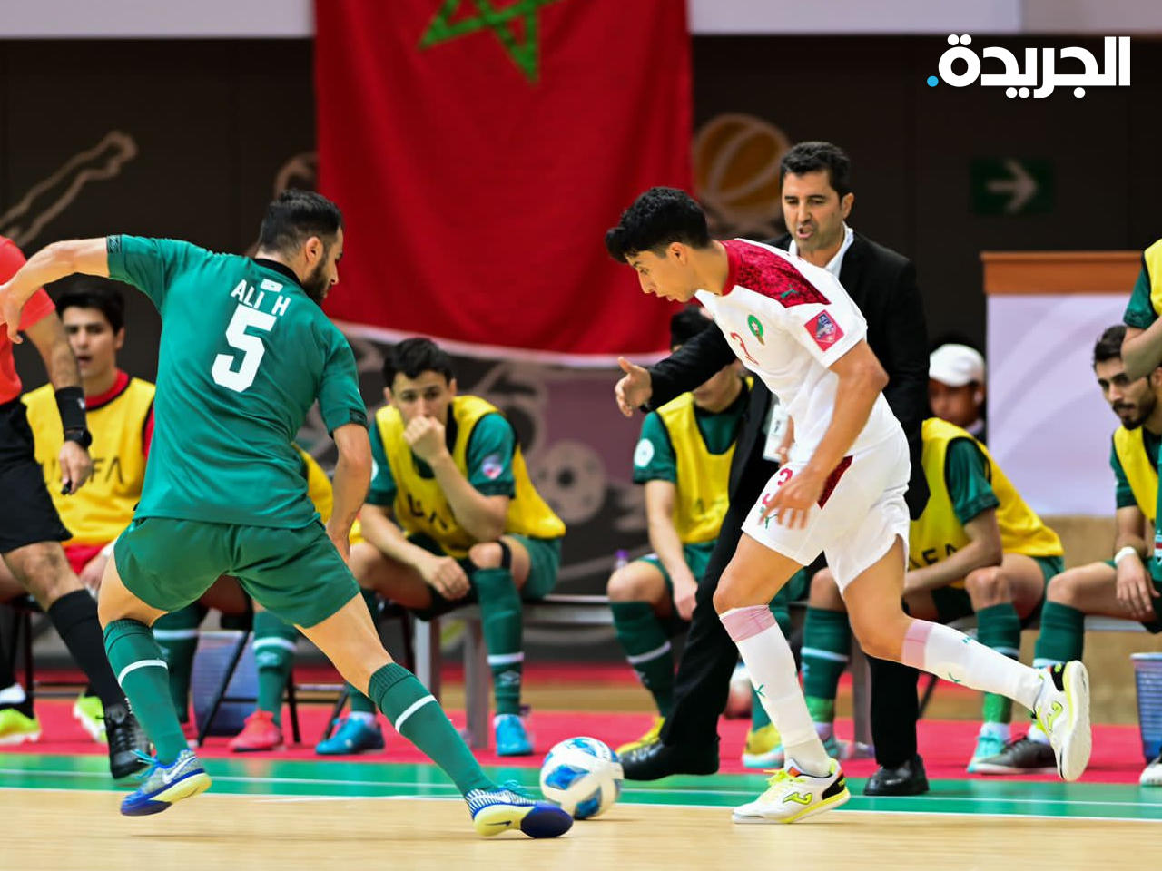 جانب من المباراة