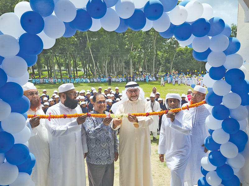 قص شريط افتتاح دار روافد الخير للأيتام