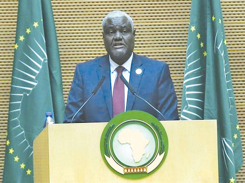 رئيس مفوضية الاتحاد الإفريقي موسى فقي محمد