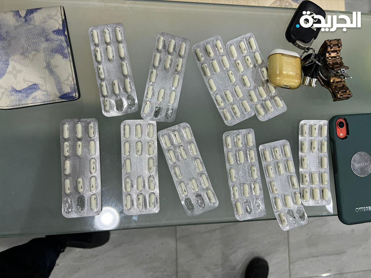 جانب من المضبوطات