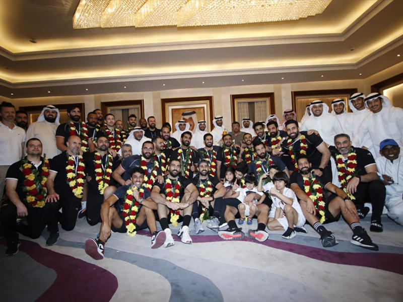 الملا والمري والغانم يتوسطون الابطال