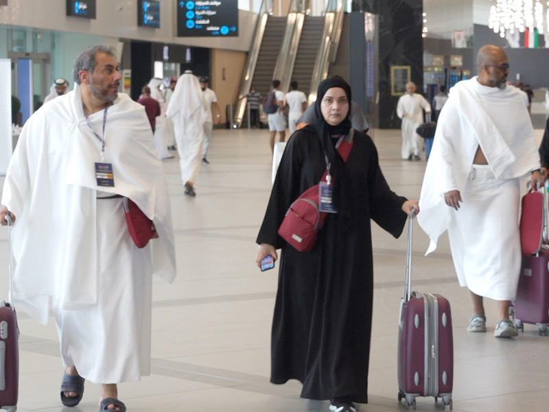 جانب من مغادرة الحجاج 