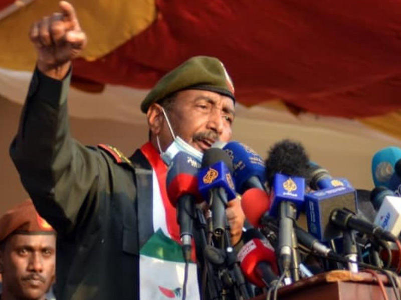  رئيس مجلس السيادة السوداني عبدالفتاح البرهان